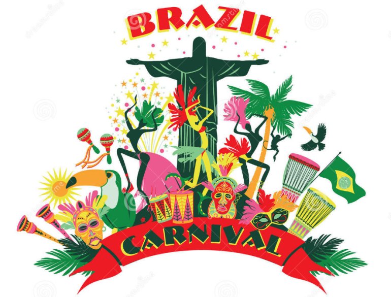 logotipo del carnaval de brasil